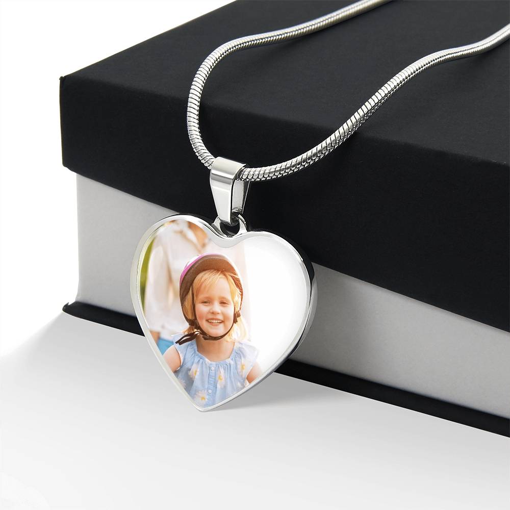 Collana con Ciondolo a Cuore Personalizzato - Incisione Nome & Data