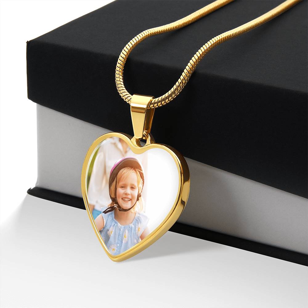 Collana con Ciondolo a Cuore Personalizzato - Incisione Nome & Data