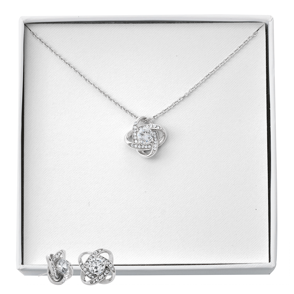 Set Collana e Orecchini "Nodo d'Amore" - To My Soulmate