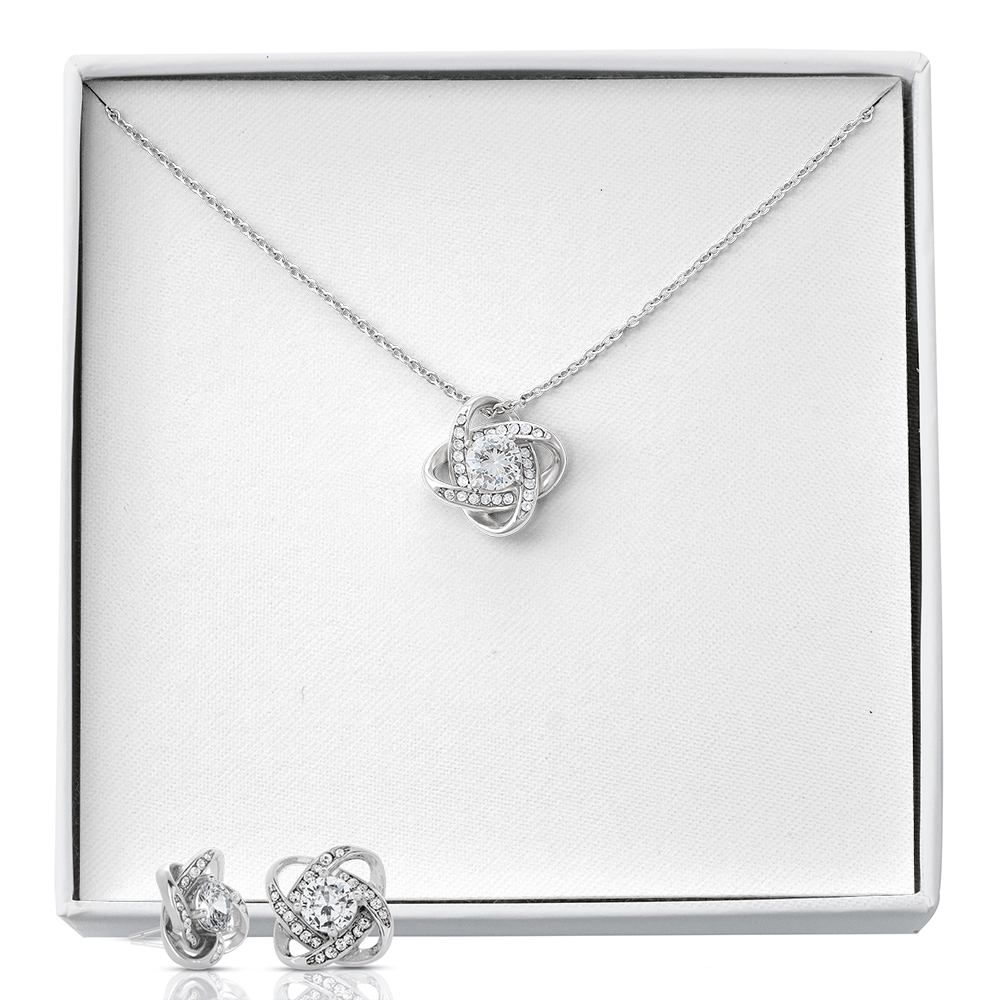 Set Collana e Orecchini "Nodo d'Amore" - To My Soulmate
