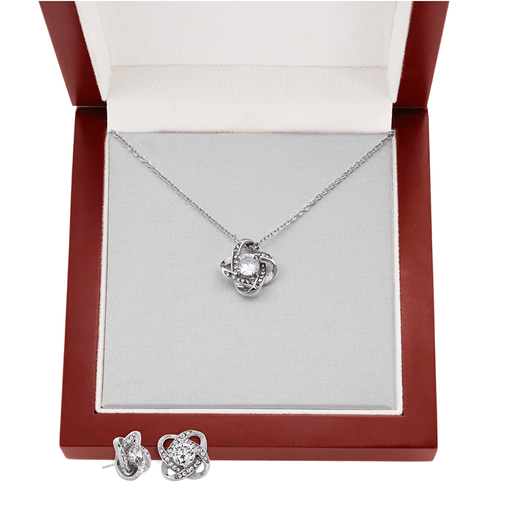 Set Collana e Orecchini "Nodo d'Amore" - To My Soulmate