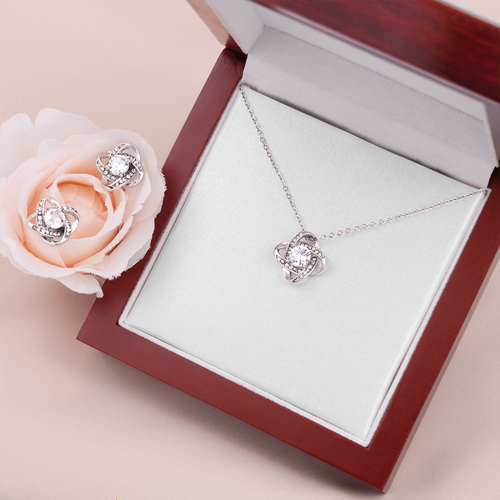 Set Collana e Orecchini "Nodo d'Amore" - To My Soulmate