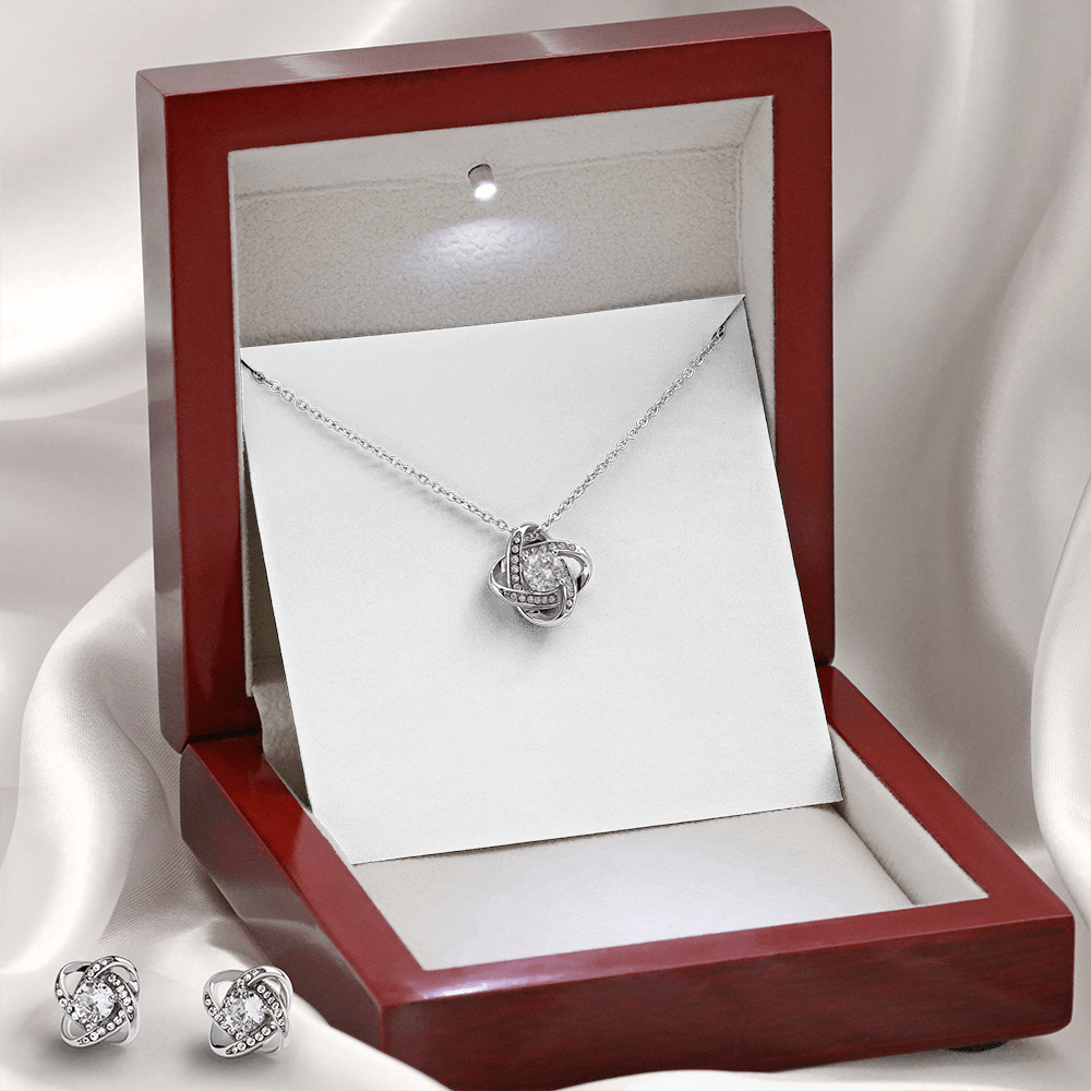 Set Collana e Orecchini "Nodo d'Amore" - To My Soulmate