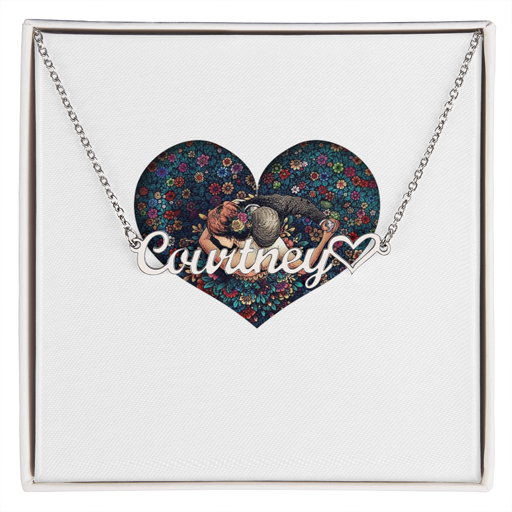 Collana Personalizzata con Nome e Cuore | Regalo Elegante su Misura