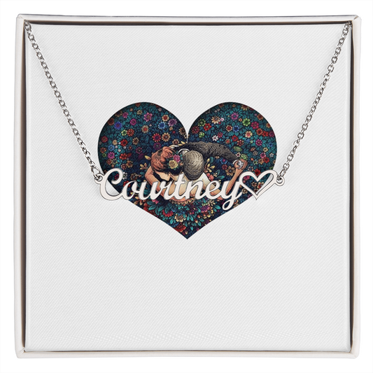 Collana Personalizzata con Nome e Cuore | Regalo Elegante su Misura