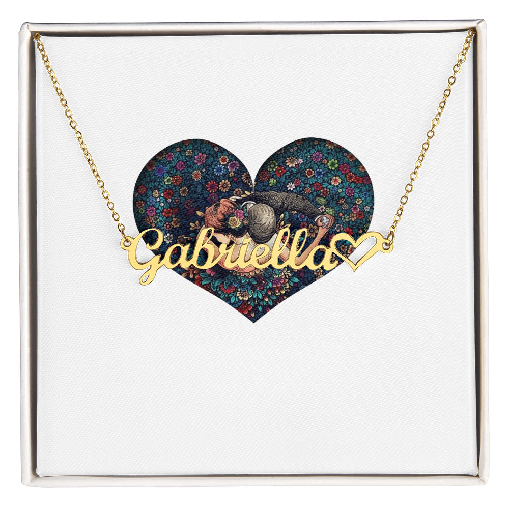 Collana Personalizzata con Nome e Cuore | Regalo Elegante su Misura