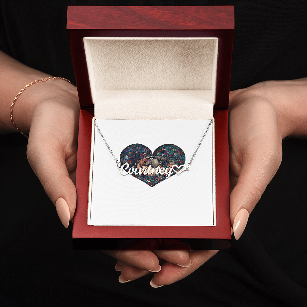 Collana Personalizzata con Nome e Cuore | Regalo Elegante su Misura