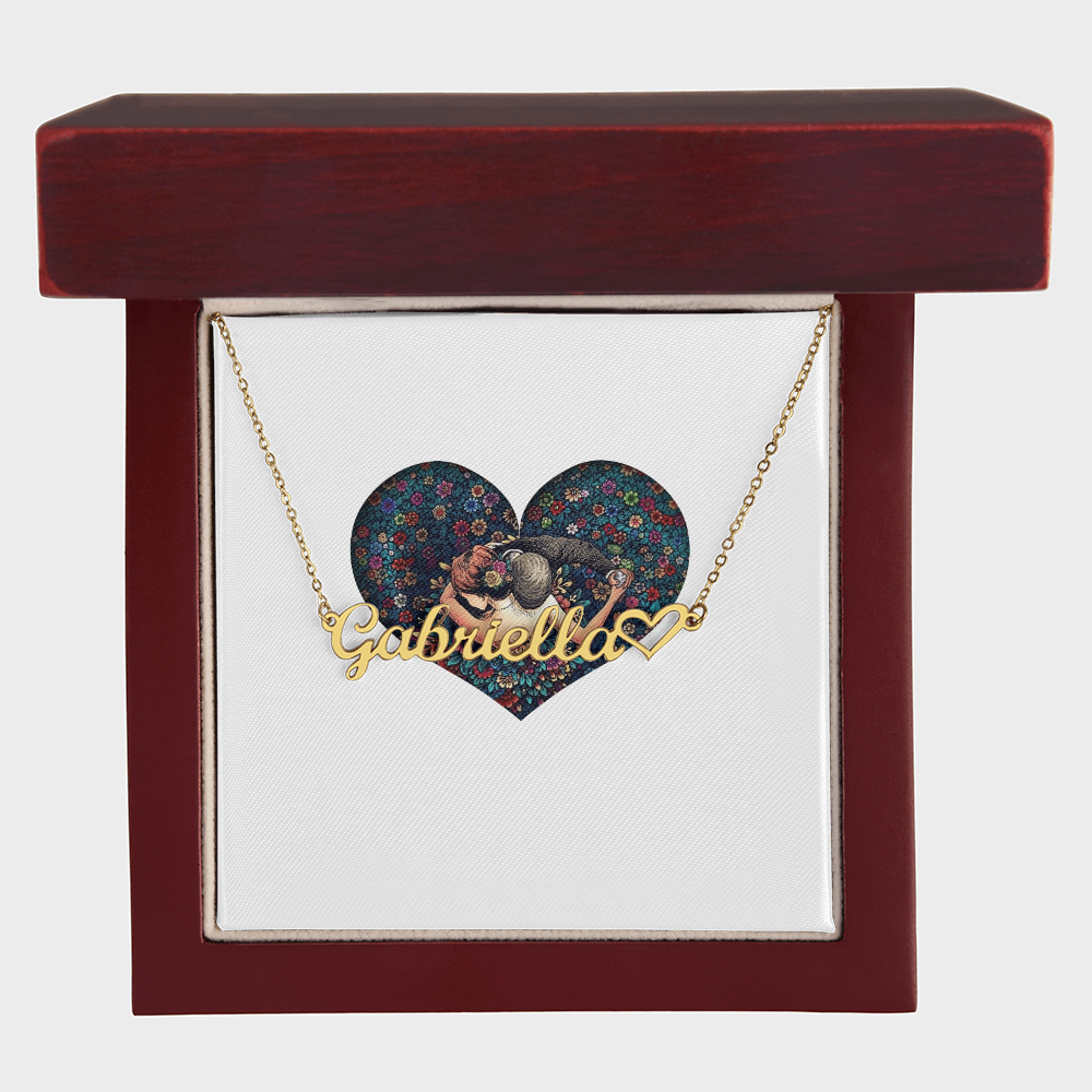 Collana Personalizzata con Nome e Cuore | Regalo Elegante su Misura